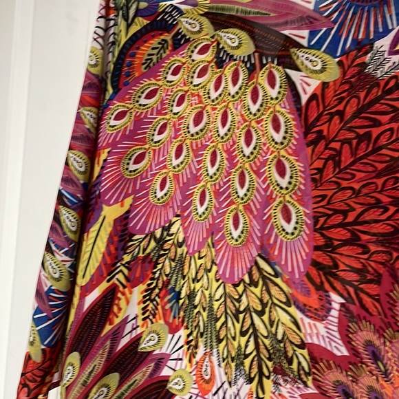 Chico’s Additions Multicolor Semi Sheer Blouse Size 1 - Picture 12 of 17